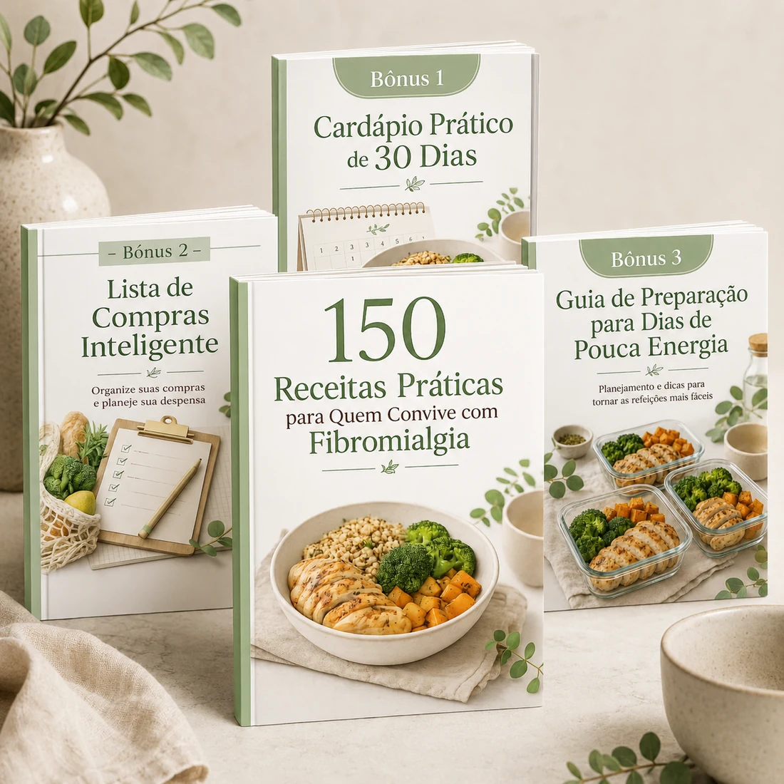 Kit completo: e-book principal + 3 bônus